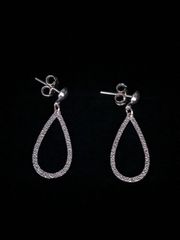 ピアスシルバー925ドロップピアス