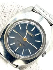 【電池切れ】CITIZEN シチズン 電磁テンプ式 腕時計 青文字盤 ELECTRONIC COSMOTRON エレクトロニック コスモトロン レディース