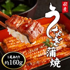 国産 うなぎの蒲焼 2尾入り（１尾：特大160g） うな重 うな丼 ウナギ 鰻 蒲焼き 冷凍 日本産 【冷凍便でお届け】 取り寄せ 土用 丑の日 うしの日
