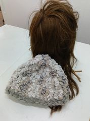 手編み帽子③
