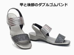 レディース バックバンドサンダル リフレッシュウォーク 5161 スチール 軽量 フィットするサンダル