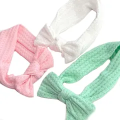 ヘアバンド ベビーバンド リボン メッシュ 全3色 おしゃれ 可愛い ヘアアクセサリー 子供 キッズ ハンドメイド プレゼント h-1320