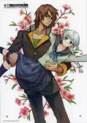 【中古】アクリルスタンド・アクリルパネル [単品] 比治山隆俊＆沖野司 描き下ろしB5アクリルパネル 「PS4ソフト 十三機兵防衛圏 アニメイト限定セット」 同梱特典