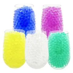 【数量限定】30ｇ 天使のビーズ 5色セット 水だけで膨れる 観葉植物 ライフテースト 水耕栽培