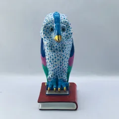 【美品】ヘレンド ハカのふくろう 141/3000 箱付 限定 置物 陶器 美品】ヘレンド ハカのふくろう 141/3000 箱付 限定 置物 陶器