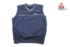 【3月末限定セール】【中古】ルコックスポルティフゴルフ｜LE COQ SPORTIF GOLF｜Vネックベスト｜QG6524｜メンズゴルフウェア｜LL