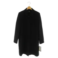 美品　フェラガモ　カシミヤ混　フーディコート　ミドル丈　ウエストシェイプ　38 美品フェラガモカシミヤ混フーディコートミドル丈ウエストシェイプ38