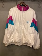 adidas アディダス ナイロンジャケット 白