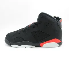 NIKE  AIR JORDAN 6 RETRO PS 384666-060 SIZE 22.0cm ナイキ エアジョーダンレトロ ブラック インフラレッド スニーカー  大名店