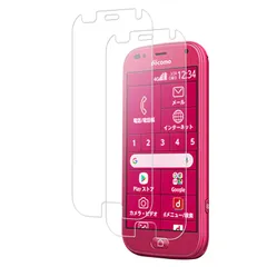 らくらくスマートフォン me F-01L F-42A ガラスフィルム【2枚セット】 KPNS 強化ガラスカバー 保護フィルム ケース 日本製ガラス素材採用 最高硬度9H 高透過率 飛散防止処理 簡単取付