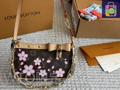 【今日特価】L 家 マージャンバッグ リプリカ 22×12cm ショートストラップ＆チェーン付き