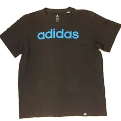 アディダス　adidas US M ビッグロゴ　プリントTシャツ　ブラック