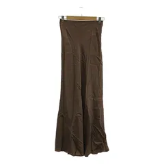 GALLARDAGALANTE / ガリャルダガランテ | キュプラ マーメイド スカート | 1 | ブラウン | レディース