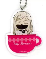 【中古】キーホルダー 三途春千夜 「東京リベンジャーズ×PRINCESS CAFE アクリルキーホルダー カフェ衣装ver.(A)」