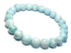 「1点もの 現品」 ラリマー ブレスレット 8mm パワーストーン ブレスレット レディース メンズ 天然石 数珠 アクセサリー