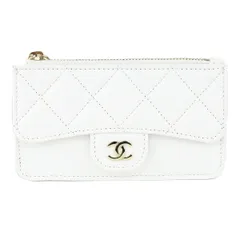 新品 シャネル CHANEL コインケース ホワイト
