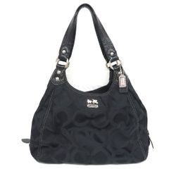 IT329999 コーチ トートバッグ ハンドバッグ オプアート 14305 ブラック レディース COACH 中古