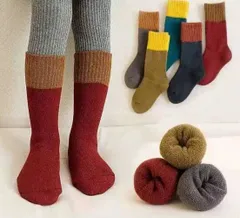 ハイソックス 子供 靴下 5足セット 厚手 ソックス キッズ ベビー 靴下 秋冬 裏パイル 暖かい ジュニアくつした 目立つ 男の子 女の子 子供服 通園 通学 靴下 小学校 お遊戯会 運動会 NMEV553