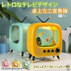 初心者向け ミニ金魚鉢 レトロ 卓上 テレビデザイン ミニ水槽 メダカ ベタ 透明