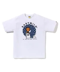 A BATHING APE(アベイシングエイプ) こいのぼり オン ベビー マイロ Tシャツ 白 S L XL