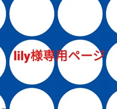 lily様専用ページです。