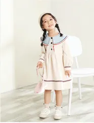 poloワンピース　可愛い　セラー風　韓国風