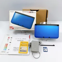 美品 ニンテンドー 3DS LL ブルーブラック 遊べるセット 動作確認済み ds 3dsll 3DSLL 任天堂