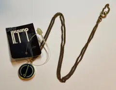 dunhill　ダンヒル　ゴールド　ネックレス　ロゴ　ヴィンテージ　シンプル dunhill ダンヒル ゴールド ネックレス ロゴ ヴィンテージ