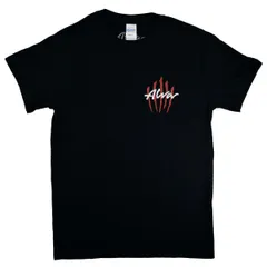 ALVA アルバ Scratch Logo Tシャツ BLACK