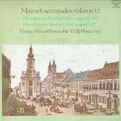LP ウィリー・ボスコフスキー指揮　 モーツアルト　喜遊曲　第15番　第2番　変ロ長調 SLA1253 London Records /00260