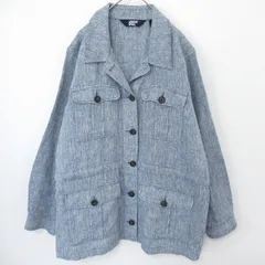 LANDS' END ランズエンド リネン ジャケット ブルゾン a943641ssのサムネイル