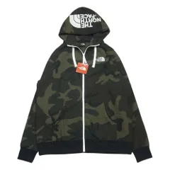 THE NORTH FACE ノースフェイス NT11957 Novelty Rearview FullZip Hoodie ノベルティ リアビュー フルジップ フーディ ジップ パーカー カモ WC ウッドランドカモ XL【中古】