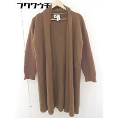 ■ ABITOKYO アビトーキョー 長袖 ロングカーディガン ブラウン レディース  【中古】 【1110220012727】