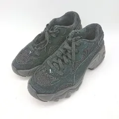 ◇ Θ PUMA プーマ 厚底 ローカット スニーカー シューズ サイズ23.5 ブラック レディース E  【1501230043403】