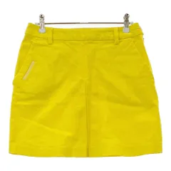 サイズ：M CALLAWAY キャロウェイ  ストレッチスカート ロゴ刺繍  イエロー系 [240101509508] ゴルフウェア レディース ストスト