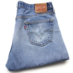 00s メキシコ製 Levi'sリーバイス 501 デニムパンツ W38★SDP3477 オールド ジーンズ ストレート ダメージ オーバーサイズ ビッグサイズ