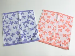 今治タオル ハンドタオル 2枚セット 花柄