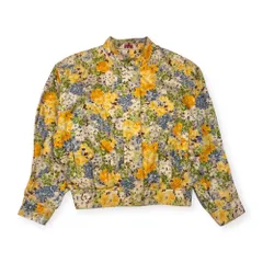 90s McGREGOR マックレガー 花柄 総柄  比翼 ジャケット ジャンパー M/マルチ レディース ビンテージのサムネイル