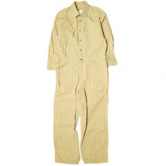 ilk ADAM ET ROPE イルク アダムエロペ Silk Blend Twill Jumpsuit シルクブレンド ツイルジャンプスーツ GAY80000 38 ベージュ オールインワン 定価41,800円 ツナギ g22721