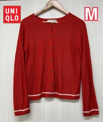 ユニクロ✖️イネス　レディース　麻混合ニットカーディガン　M