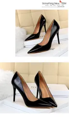 無地 パンプス ハイヒール ポインテッドトゥ 10.5CMヒール 2type レディース シューズ 靴 上品 きれいめ 可愛い おしゃれ カジュアル シンプル 結婚式 パーティ お呼ばれ 披露宴 通勤 通学 美脚 bigterr05