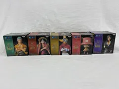 【未開封品・コンプリート】ワンピース パイレーツフィギュア PIECE OF MEMORIES DXF ～THE GRANDLINE MEN～ 5種セット （ゾロ／モンキー・D・ルフィ／そげキング／トニートニー・チョッパー／ニコ・ロビン）