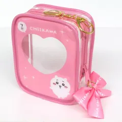 【中古】バッグ ちいかわ マスコットも入るクリアポーチ 「ちいかわ なんか小さくてかわいいやつ」のサムネイル