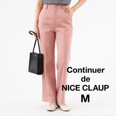 AB0115 【送料無料】【訳あり】Continuer NICE CLAUP ナイスクラップ　ズボン　ピンク　レディース　Mサイズ　春　夏　秋