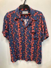 ◆WACKOMARIA ワコマリア アロハシャツ ヒョウ柄 レオパード XLサイズ メンズ 中古◆14106