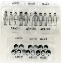 【中古】生活雑貨(男性) 嵐 ジッパーバッグ 「ARASHI EXHIBITION “JOURNEY” 嵐を旅する展覧会」 Noritake コラボグッズ