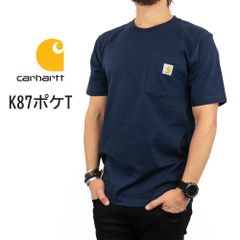 【新品】カーハート Tシャツ 半袖 ロゴ ポケT Carhartt ワークウェア K87 メンズ ユニセックス