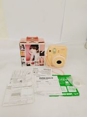 富士フィルム チェキ intax mini 8 ピンク 通電起動撮影ストロボ発光確認済　箱、取説付 インスタントカメラ