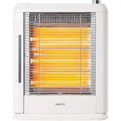 [山善] 遠赤外線 電気ストーブ ヒーター 加熱式 加湿機能搭載 小型 足元 転倒OFFスイッチ 出力切替3段階 簡単操作 ホワイト DSE-KE101(W)