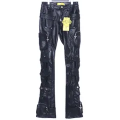 GUAPI レザーフレアパンツ Guapi レザーフレアパンツ - メルカリ